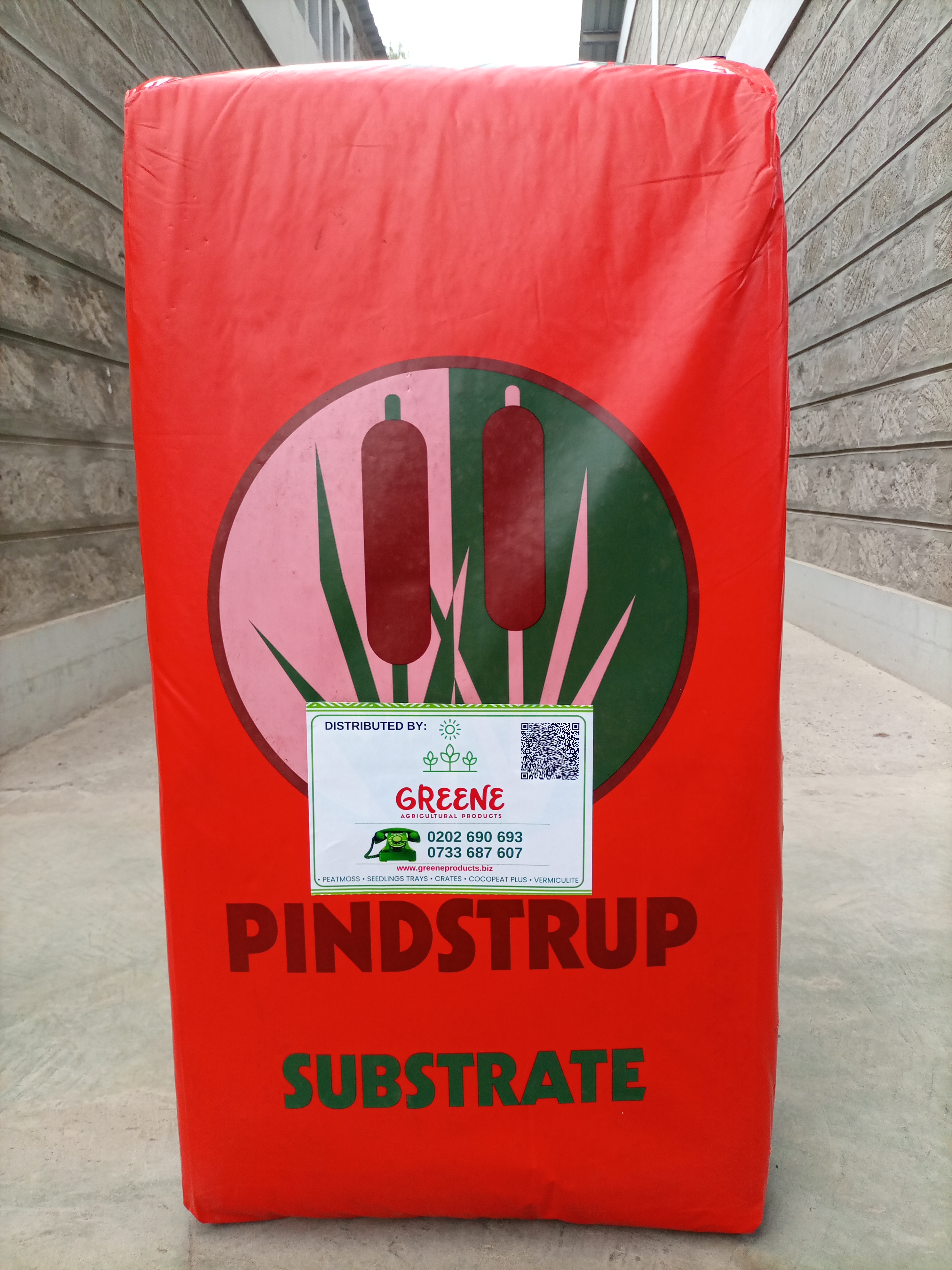 Red Pindstrup Substrate peat moss