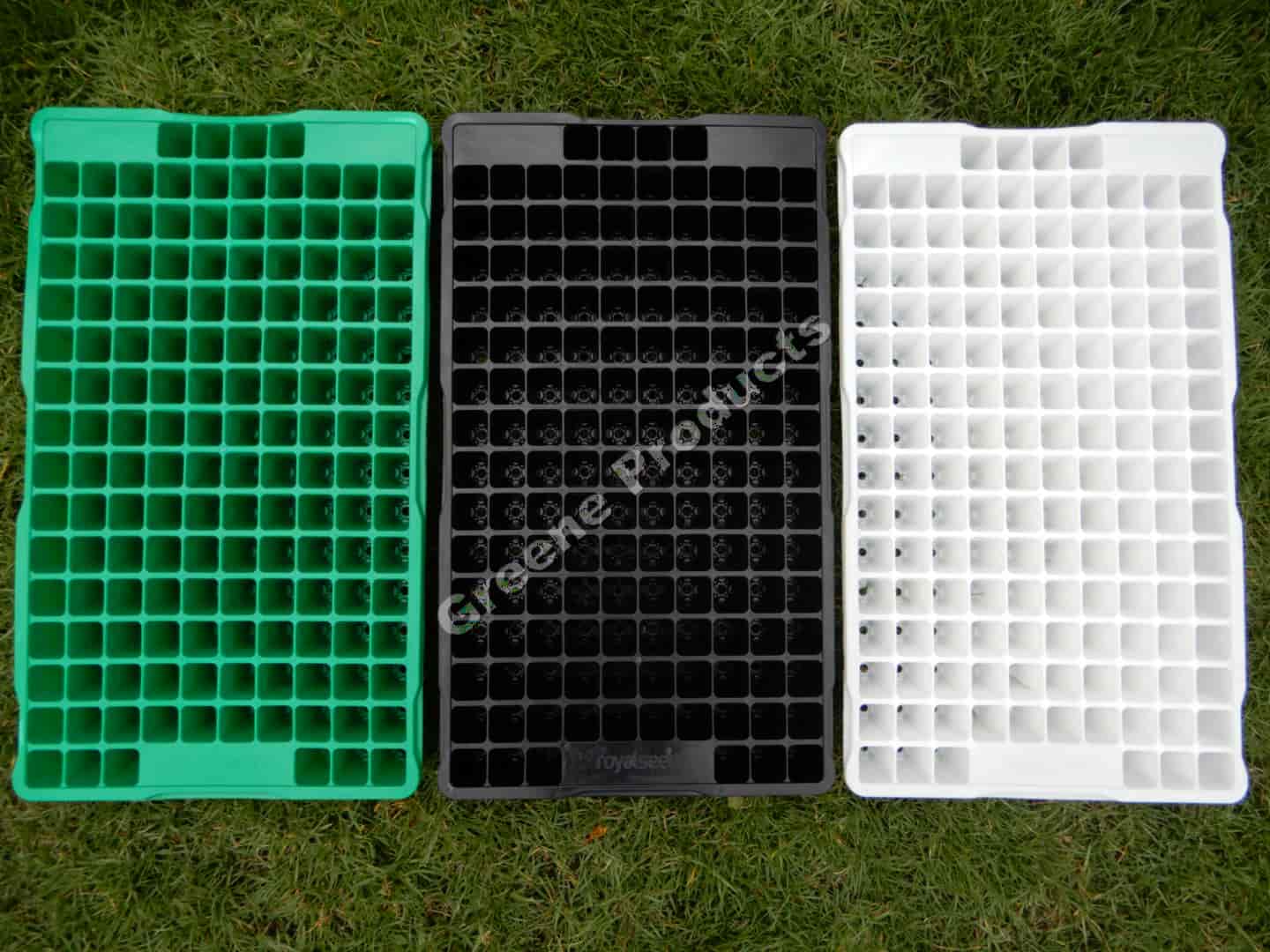 Essential planting supplies – seedling trays, flower buckets