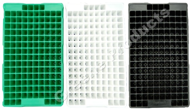 colour Variety of seedling trays from Greene products